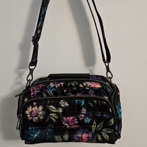 NWOT Lug Trolley Crossbody in Bloom Black - Picture 2 of 9